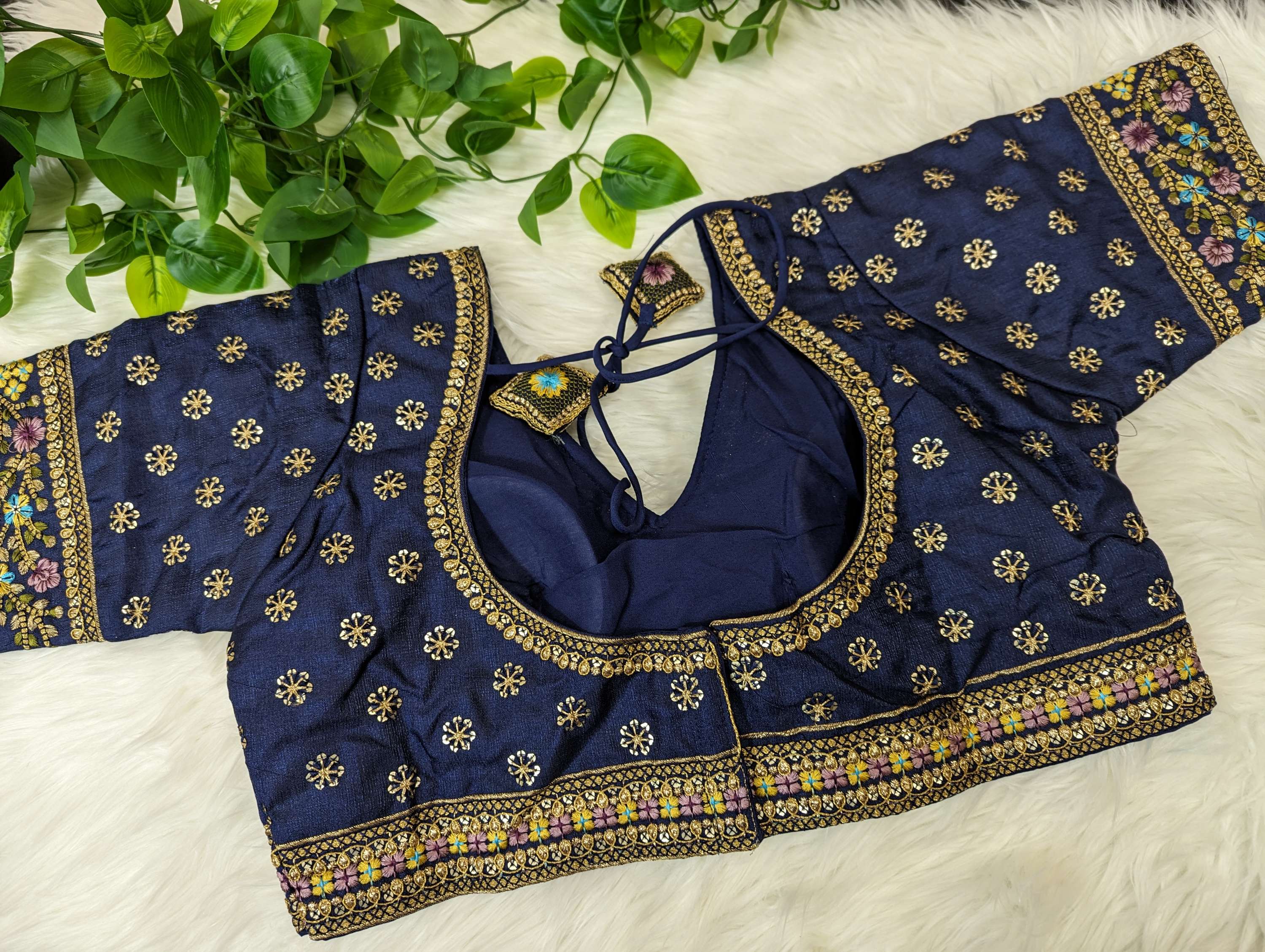 Raw Silk Work blouses size 42 image 3