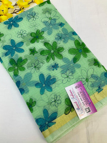 Kota sarees with floral print