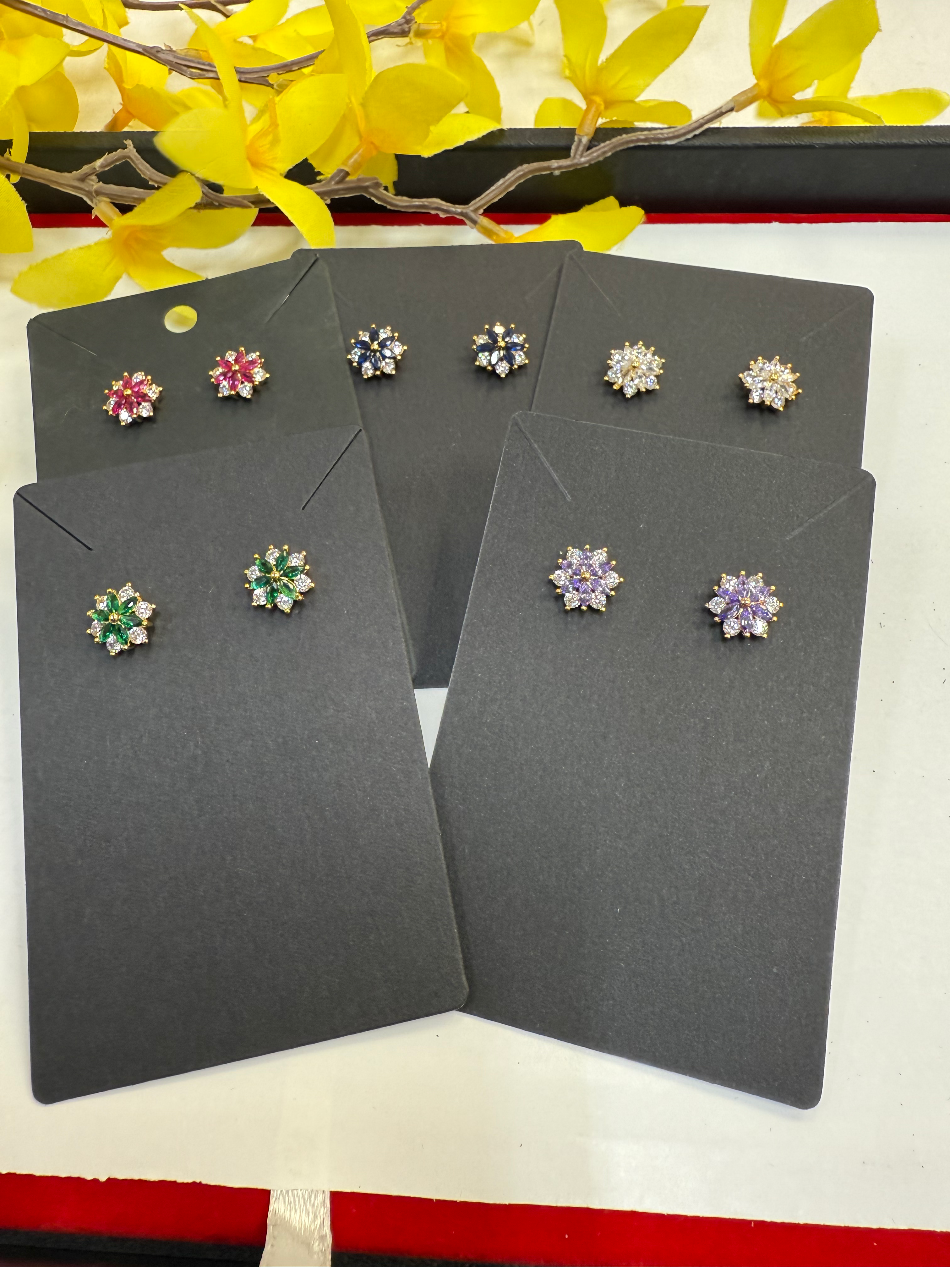 Flower Design - AD Stone Studs image 0