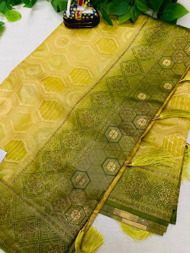 Banarasi Silk Saree - Traditional Banarasi Design with Modern Fashion image 0