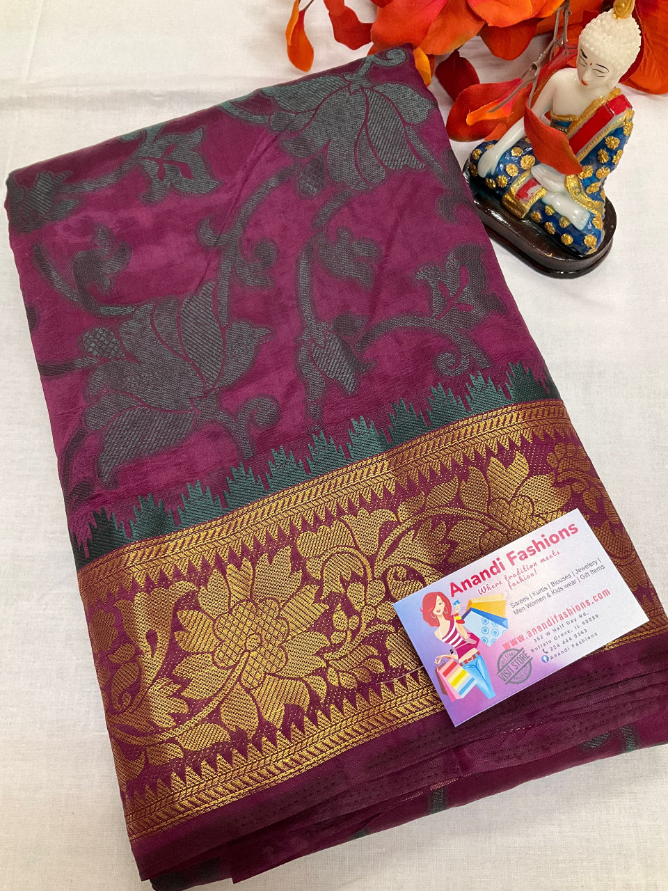 Indian Silk Saree - Semi Silk Saree image 5