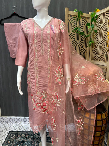 Pastel Pink color Kurti set
