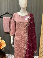 Vichitra Silk Kurti/Chudidhar set