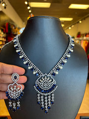 Sapphire Blue- Party Wear Necklace set