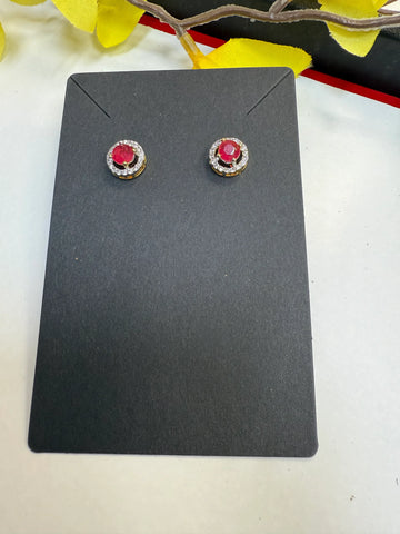 Small circle studs/earrings