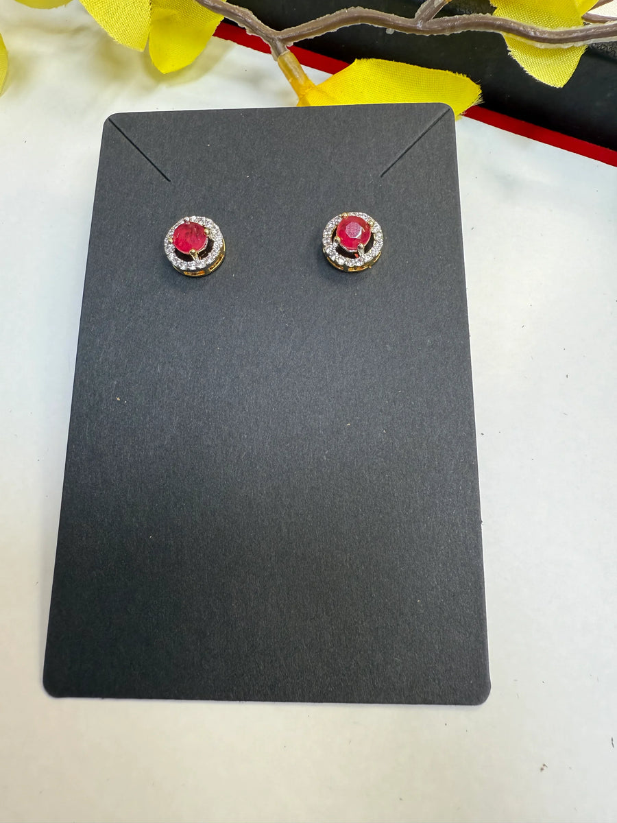 Small circle studs/earrings