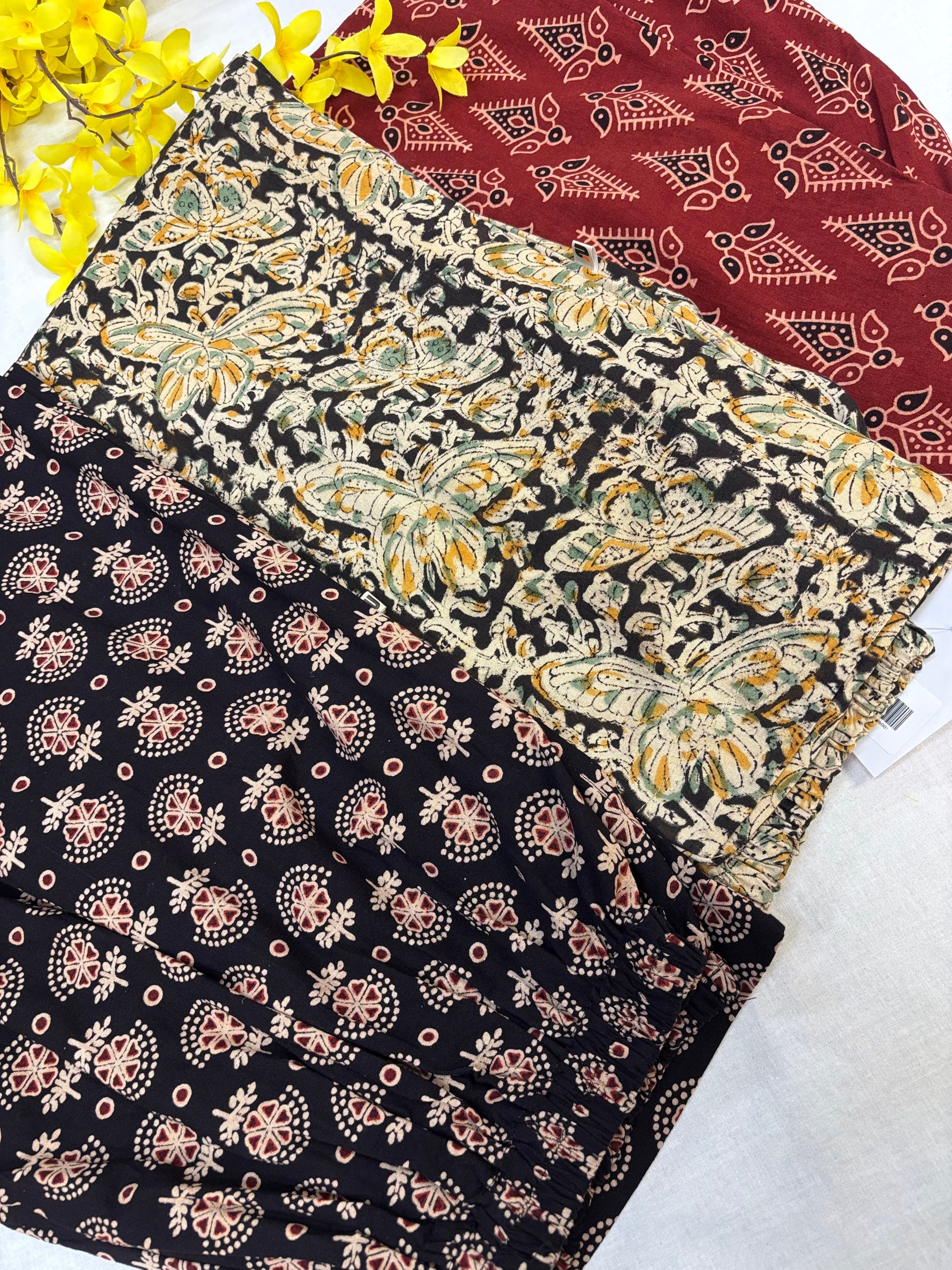 Pure Cotton Kalamkari Pants(fits upto 44size) image 0