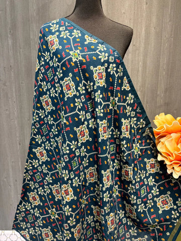 Semi Gajji Silk Dupatta - Radiant Colors