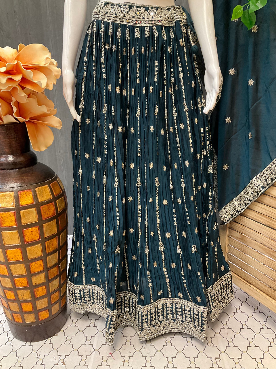 Heavy Party Wear Lehenga Sets image 7