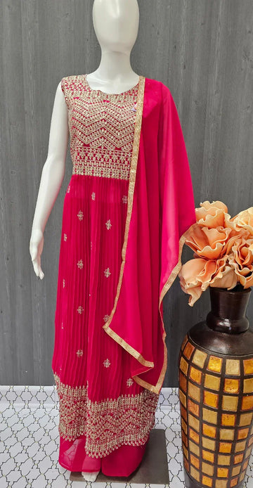 Nyra Cut Suits - Indian Party Wear Dress with Dupatta - Size 38/XS