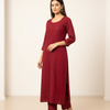 Women’s Elegant Chikankari with Matching Pants Traditional Embroidery Set Kurti Set