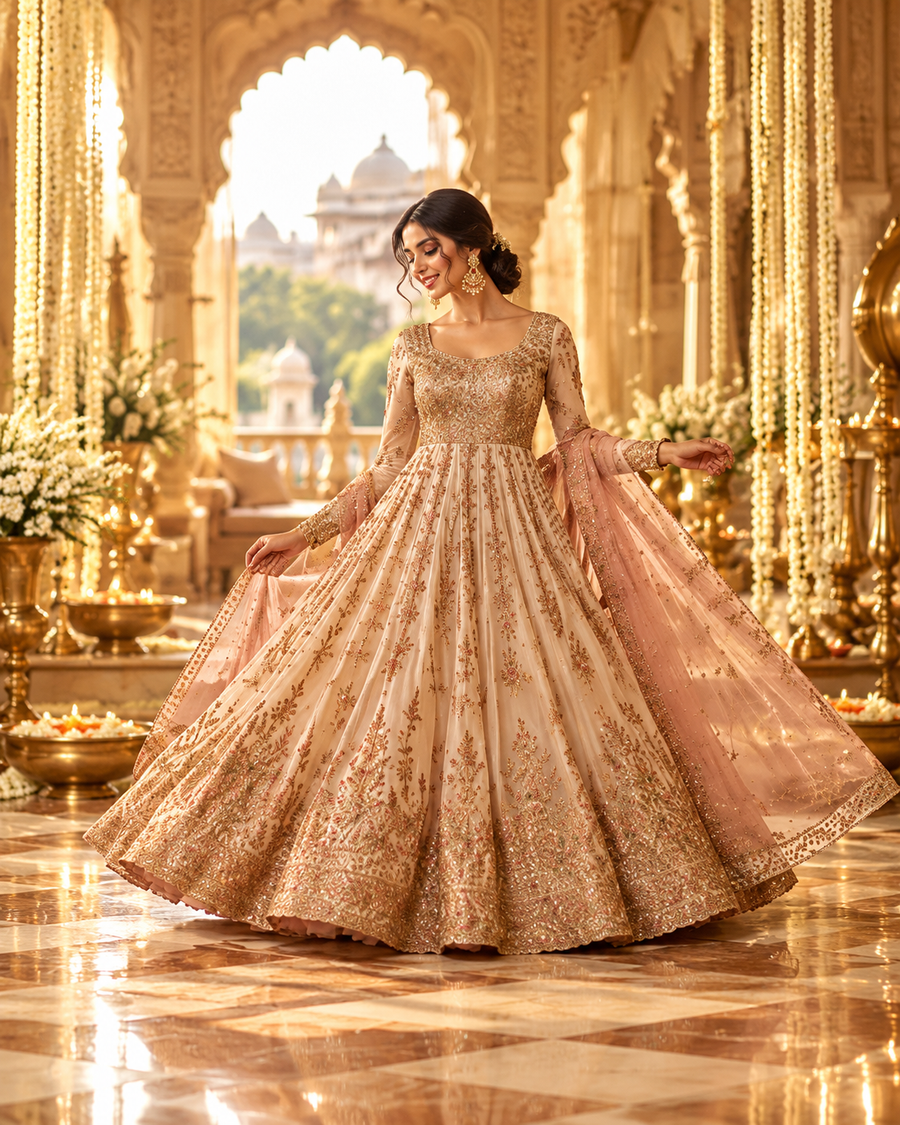 Indian Anarkali Suits for Women at Anandi Fashions