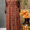 Plus Size Angrakha Style Anarkali Kurti - Traditional Ethnic Wear