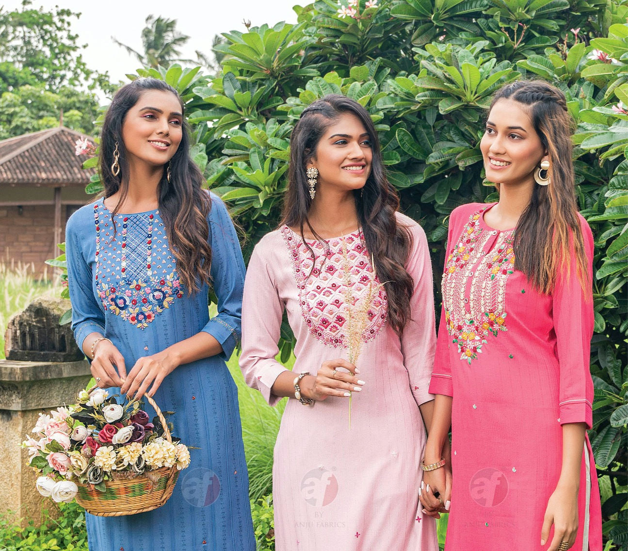 Rayon Kurti - Stylish and Elegant Rayon Embroidery Work Kurtis image 13