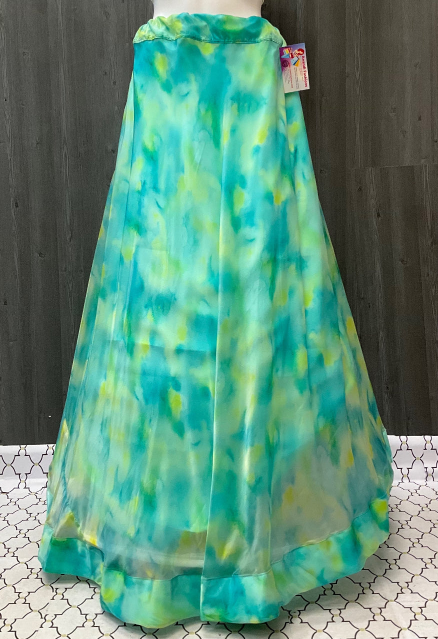 Organza Skirt - Graceful Skirts with a Hues Transition image 0