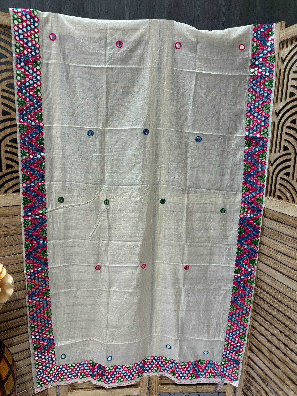 Navratri Dupattas with foil Mirrors image 4