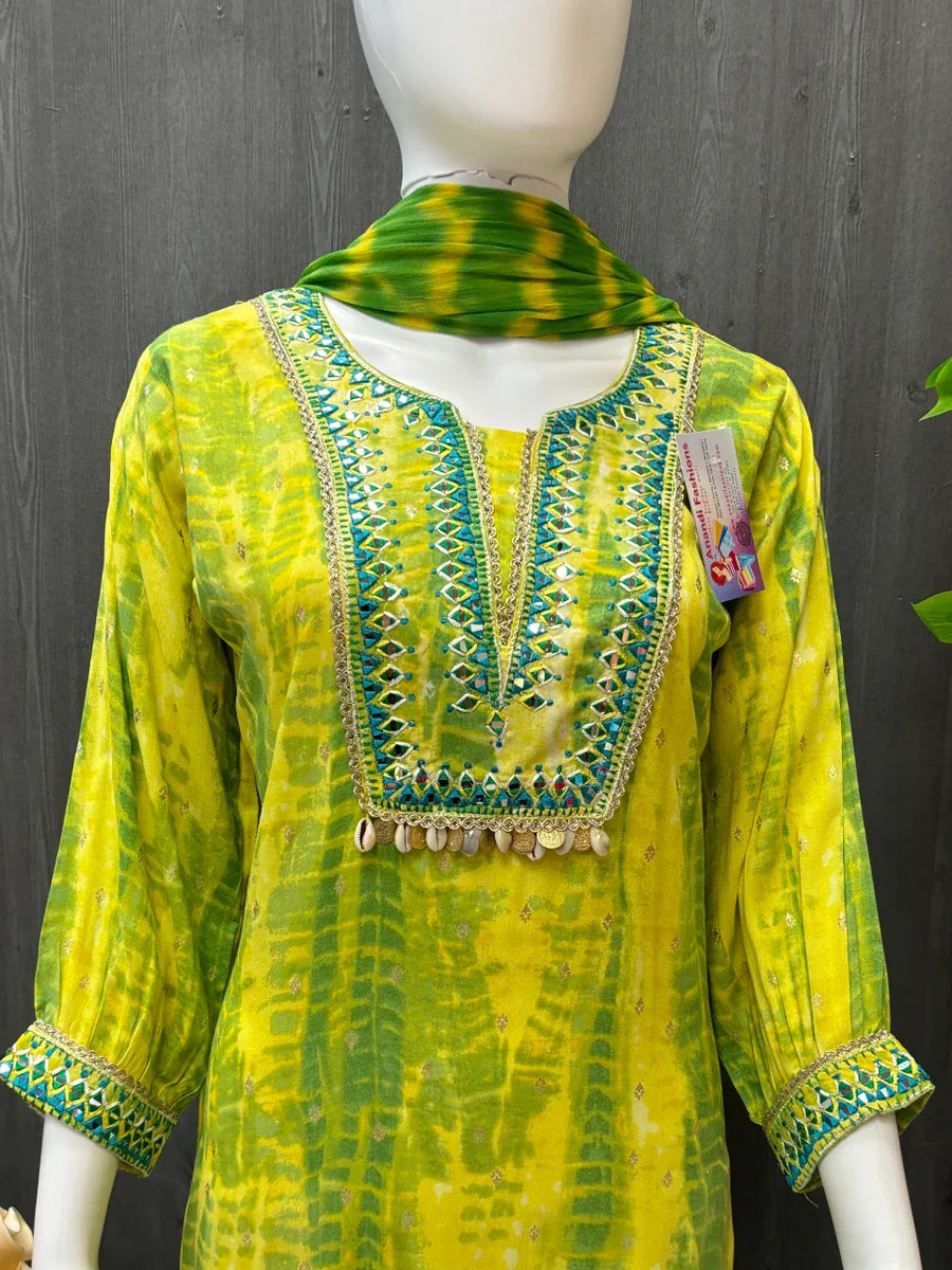 Afghani Model- Kurti Set