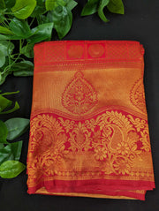 Pure Silk Saree - Copper Zari Work Traditional & Trendy 7 Colors