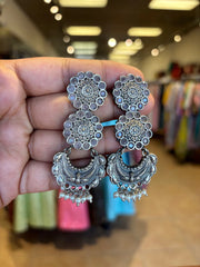 Premium Quality - German Silver Earrings