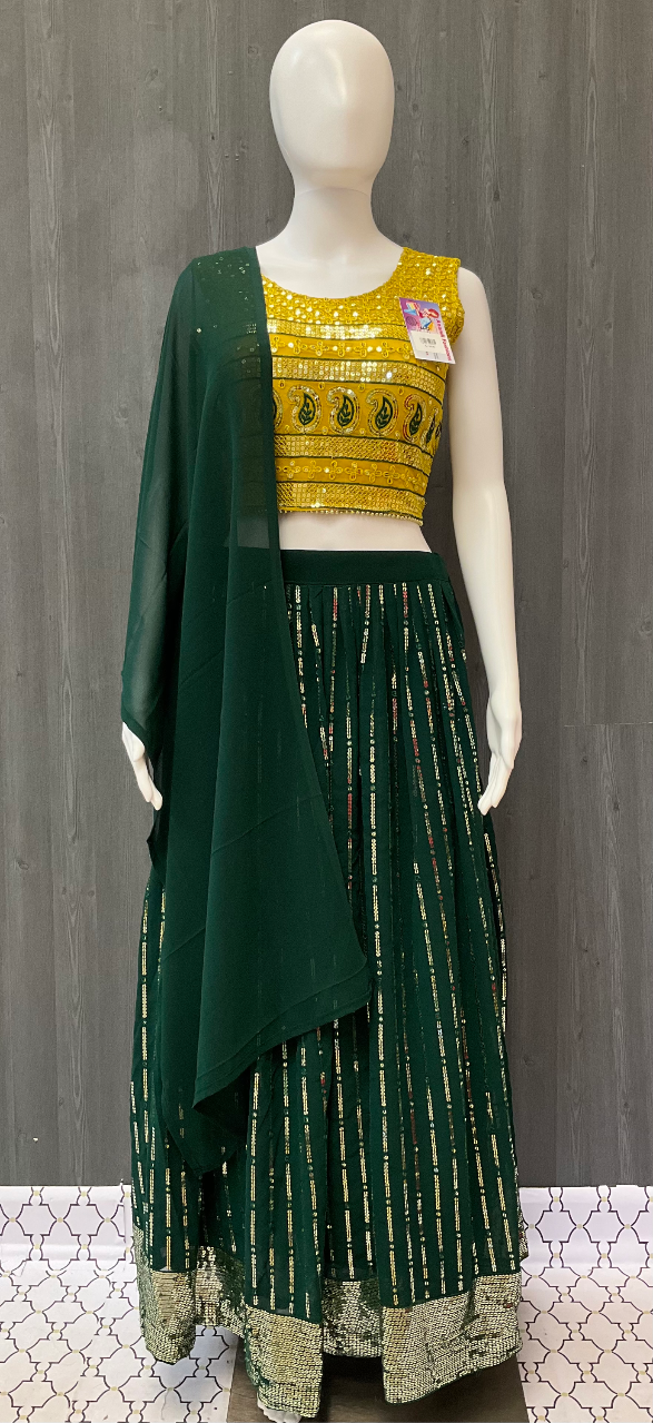 Lehenga Blouse Design - Exquisite and Stunning Lehenga Set Design image 0