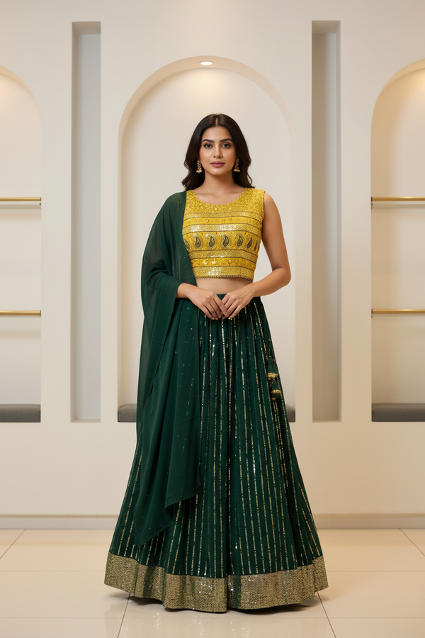 Lehenga Choli Set - Exquisite Party & Wedding Wear