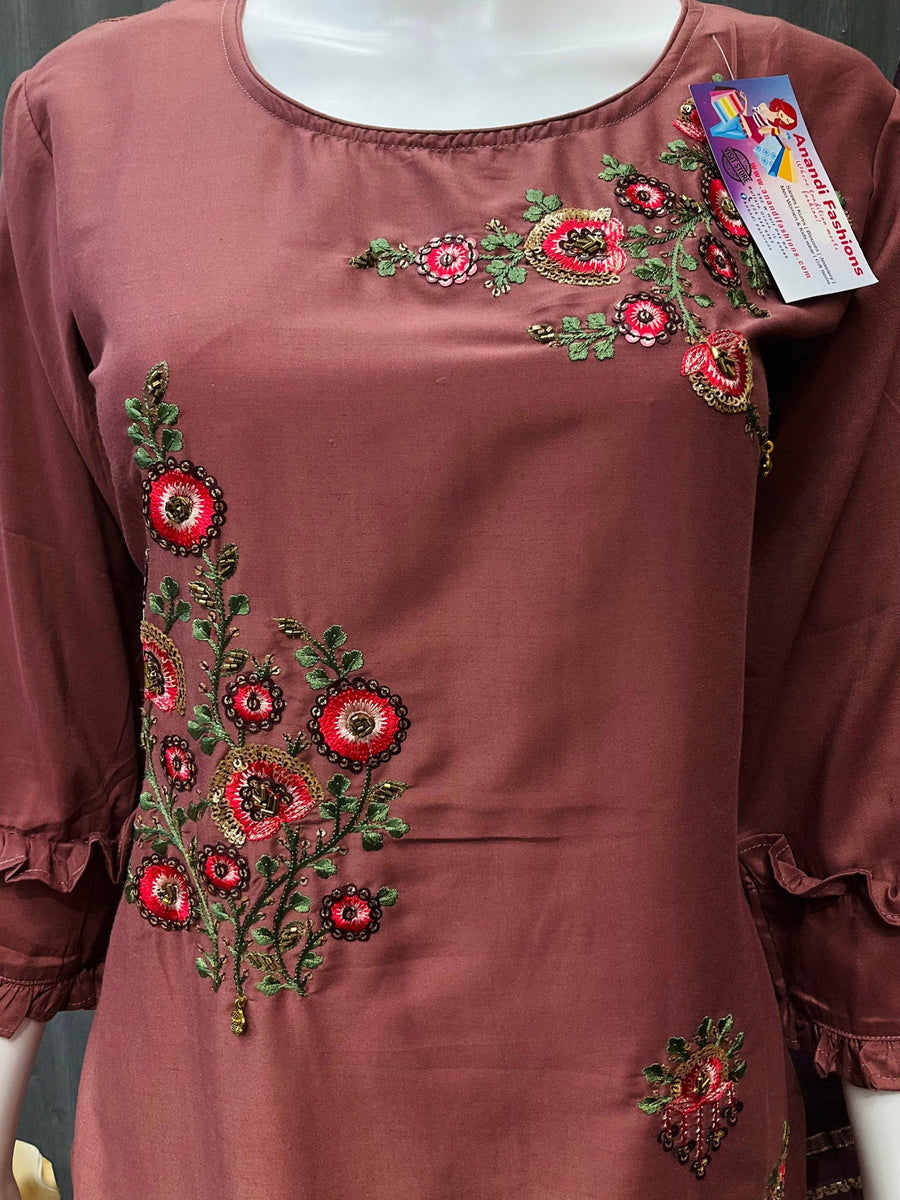 3 piece Party wear kurti set- Size 38/US XS