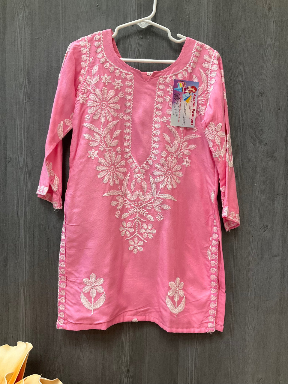 Toddler Girls- Rayon Chikankari sharara set- Size 1/Size 2 image 5