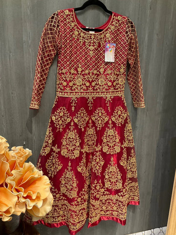 Teenage Girls party wear Long dress- size 36