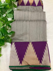 Indian Designer Silk Saree - Finest Quality with Traditional Motifs