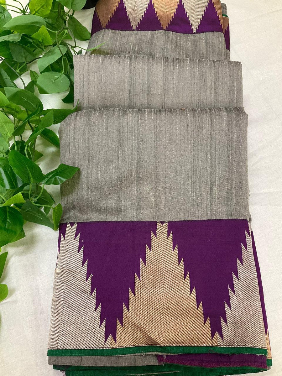 Indian Designer Silk Saree - Finest Quality with Traditional Motifs