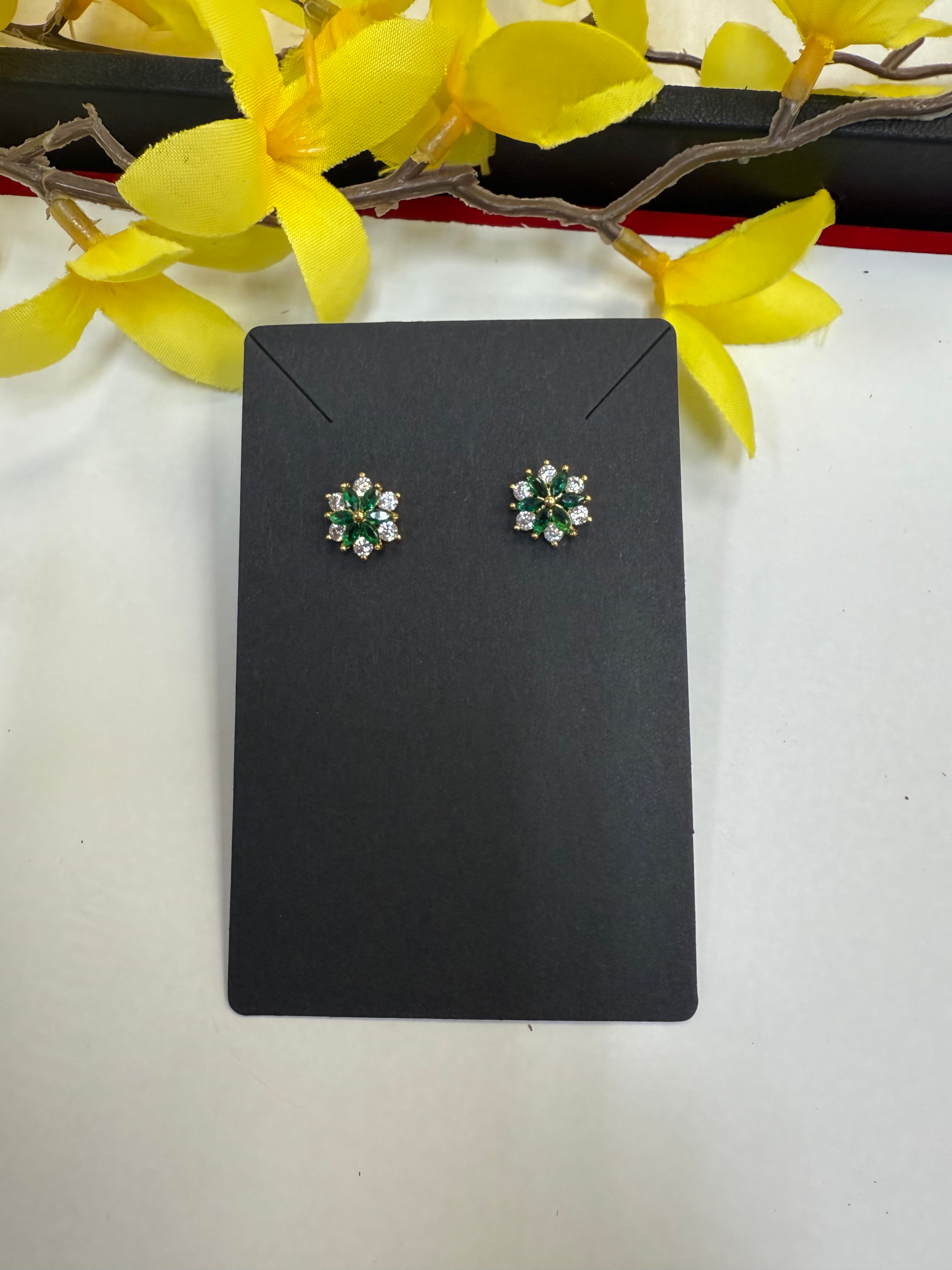 Flower Design - AD Stone Studs image 1