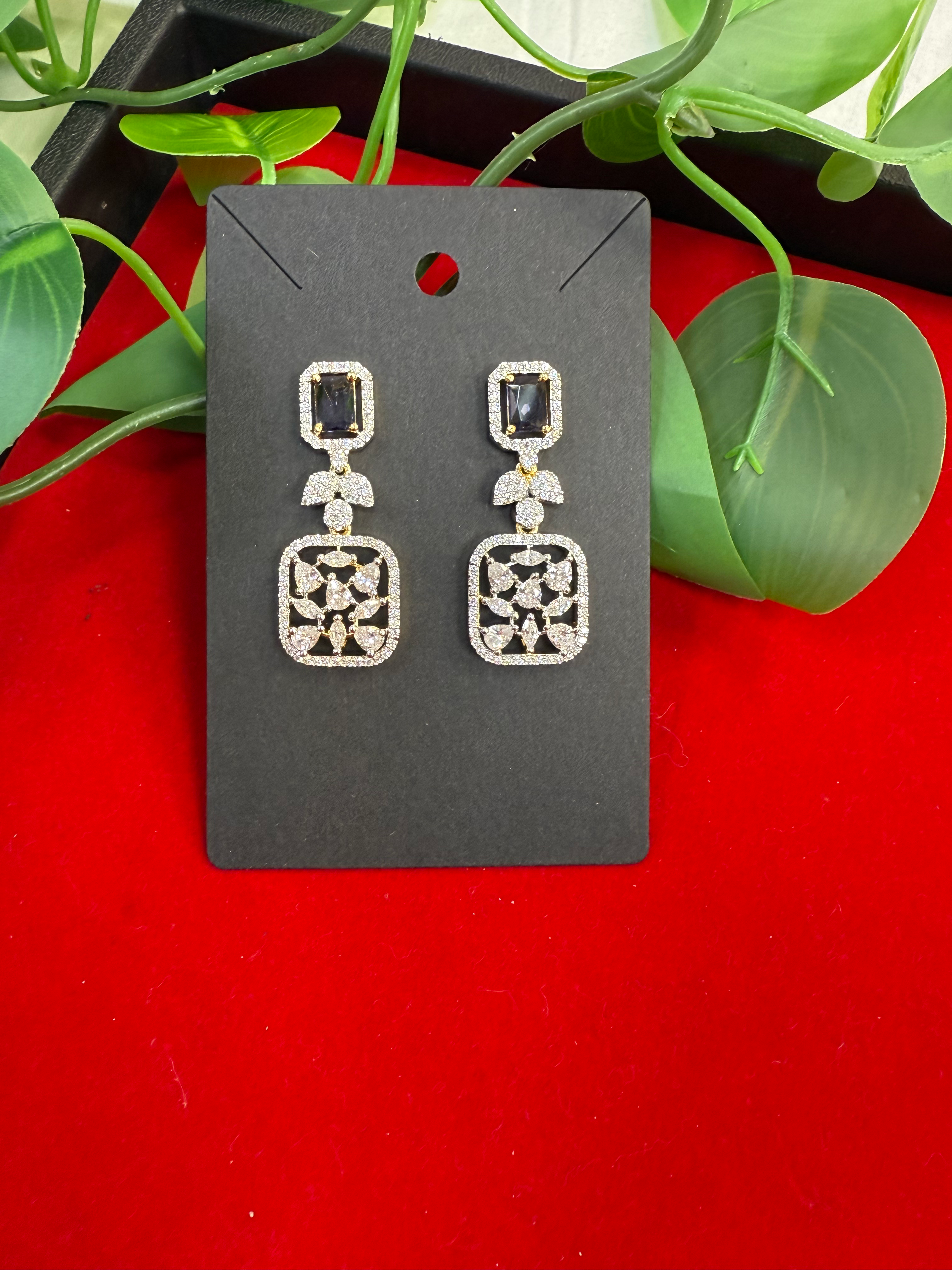 Party Wear CZ Earrings  image 1