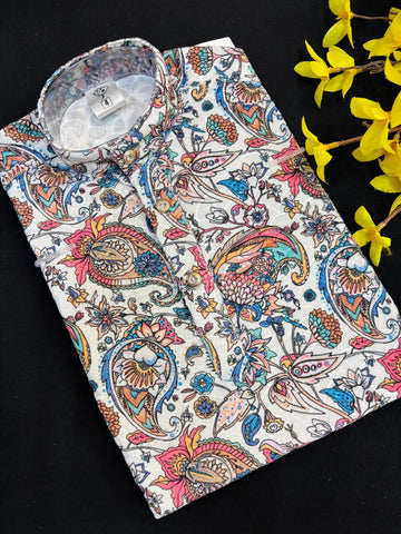 Digital Print Boys Velvet Kurta Pajama set- Size 4 to 12