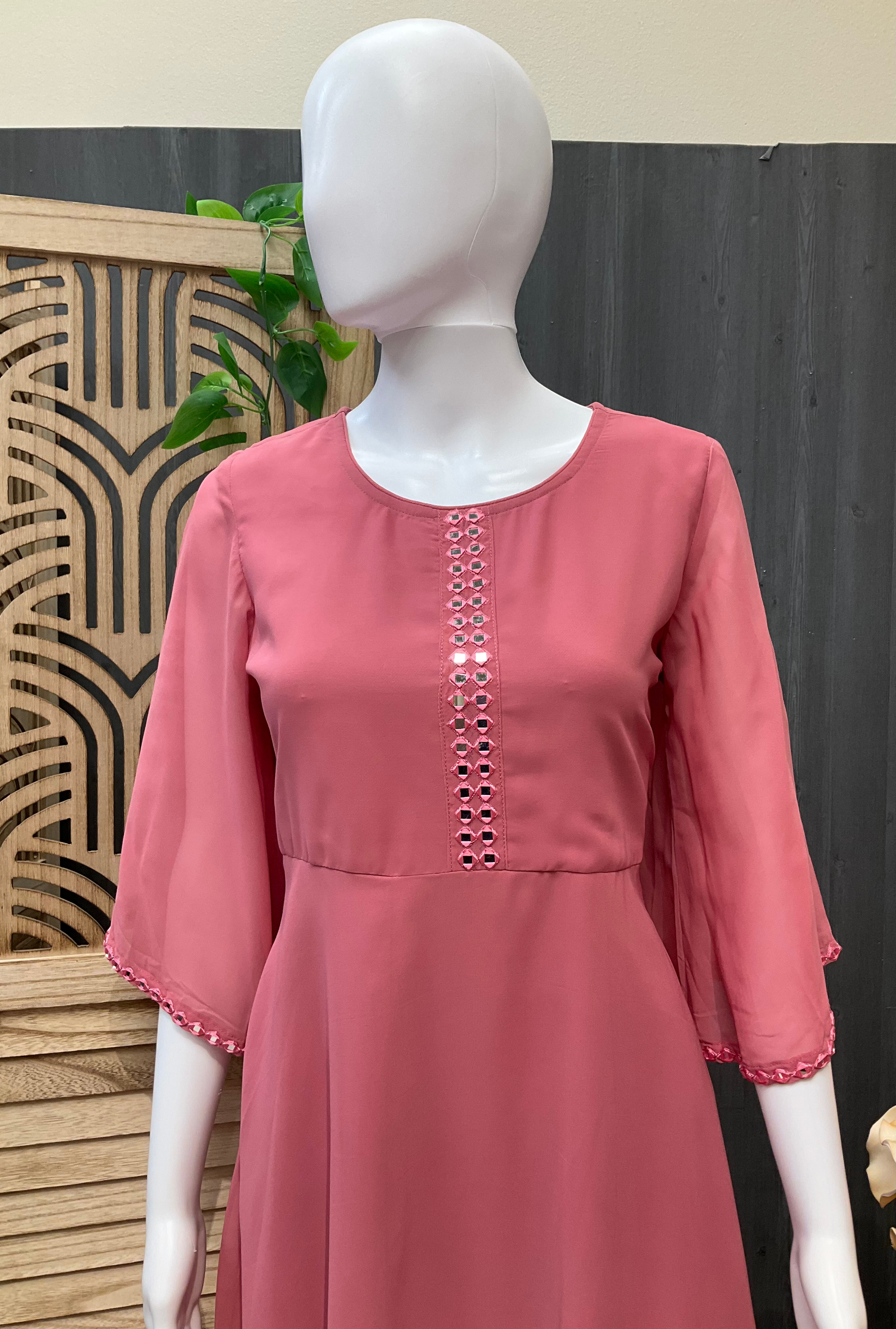 Long Frocks with real mirrors  image 1