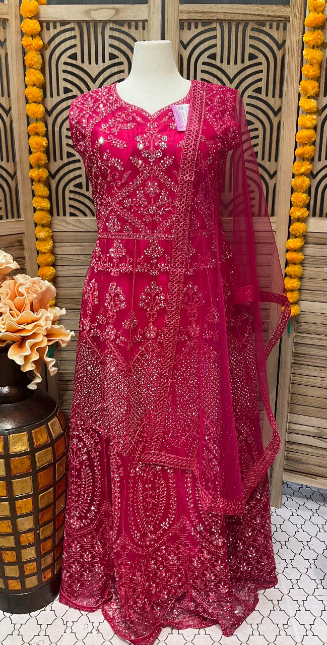 Stunning Plus Size Long Party Wear Dress image 2