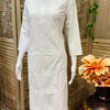 Pure Cotton White Chikankari Kurti