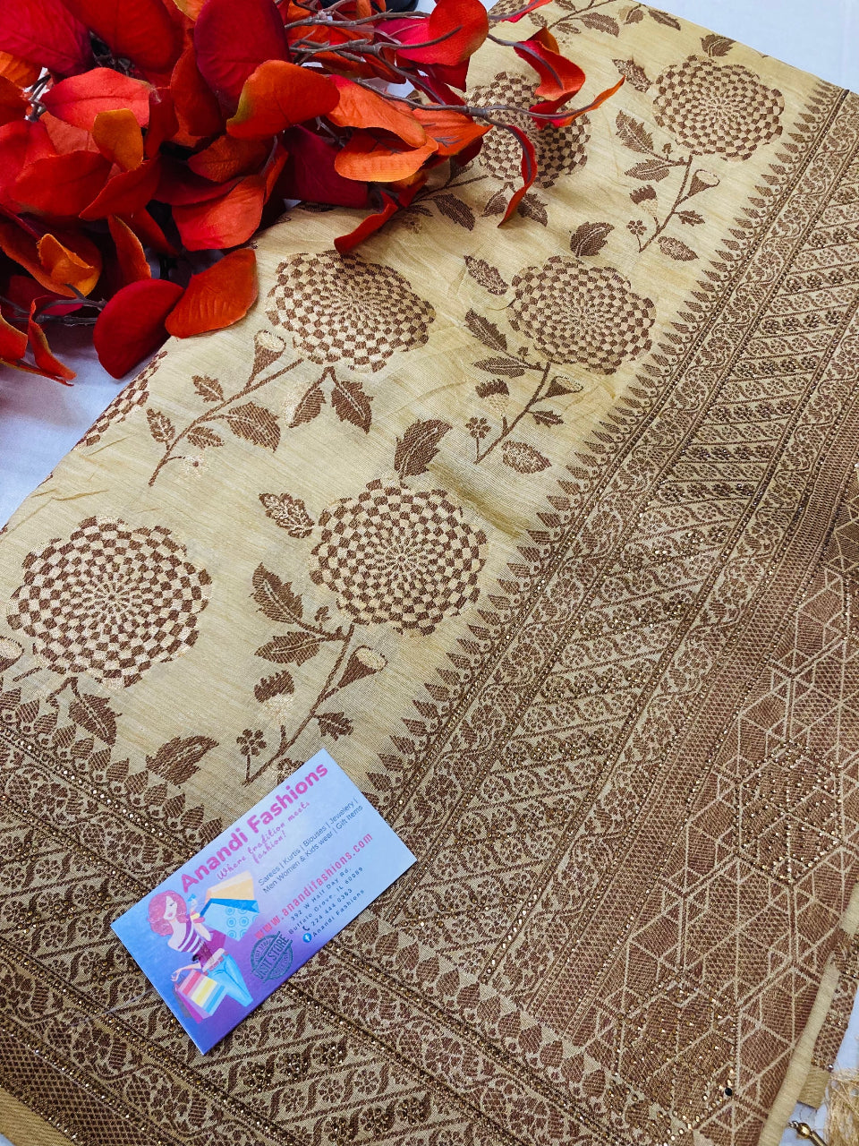 Silk Saree - Stunning TUSSAR SILK Sarees image 8