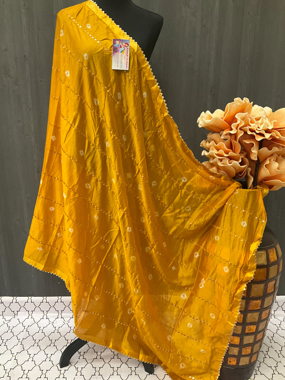 Silk Dupatta - Elevate you Style with Satin Silk Duppatta image 4
