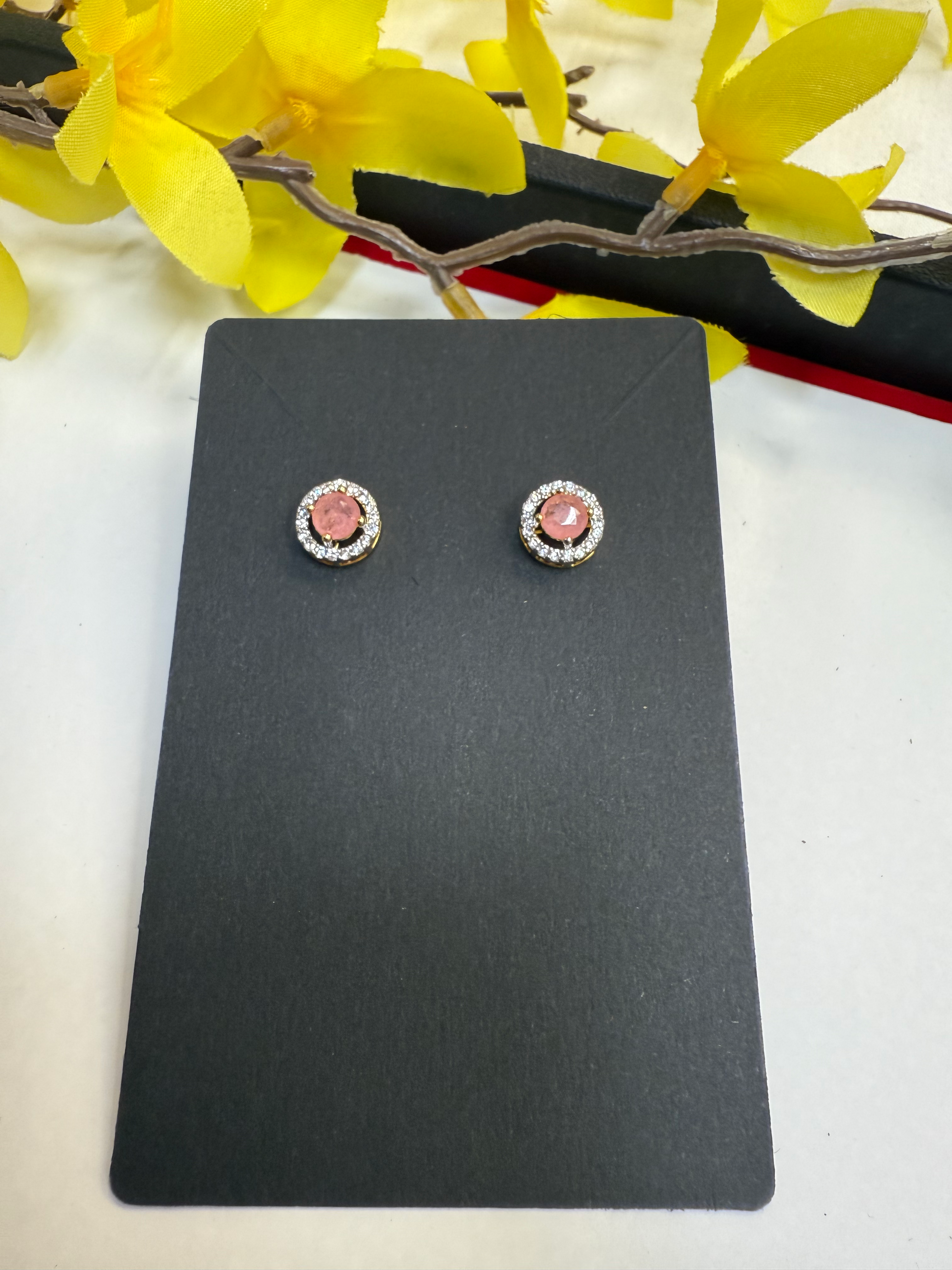 Small circle studs/earrings image 2