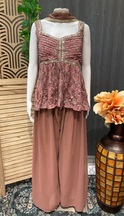 Indo Western Style-Party wear Palazzo Sets