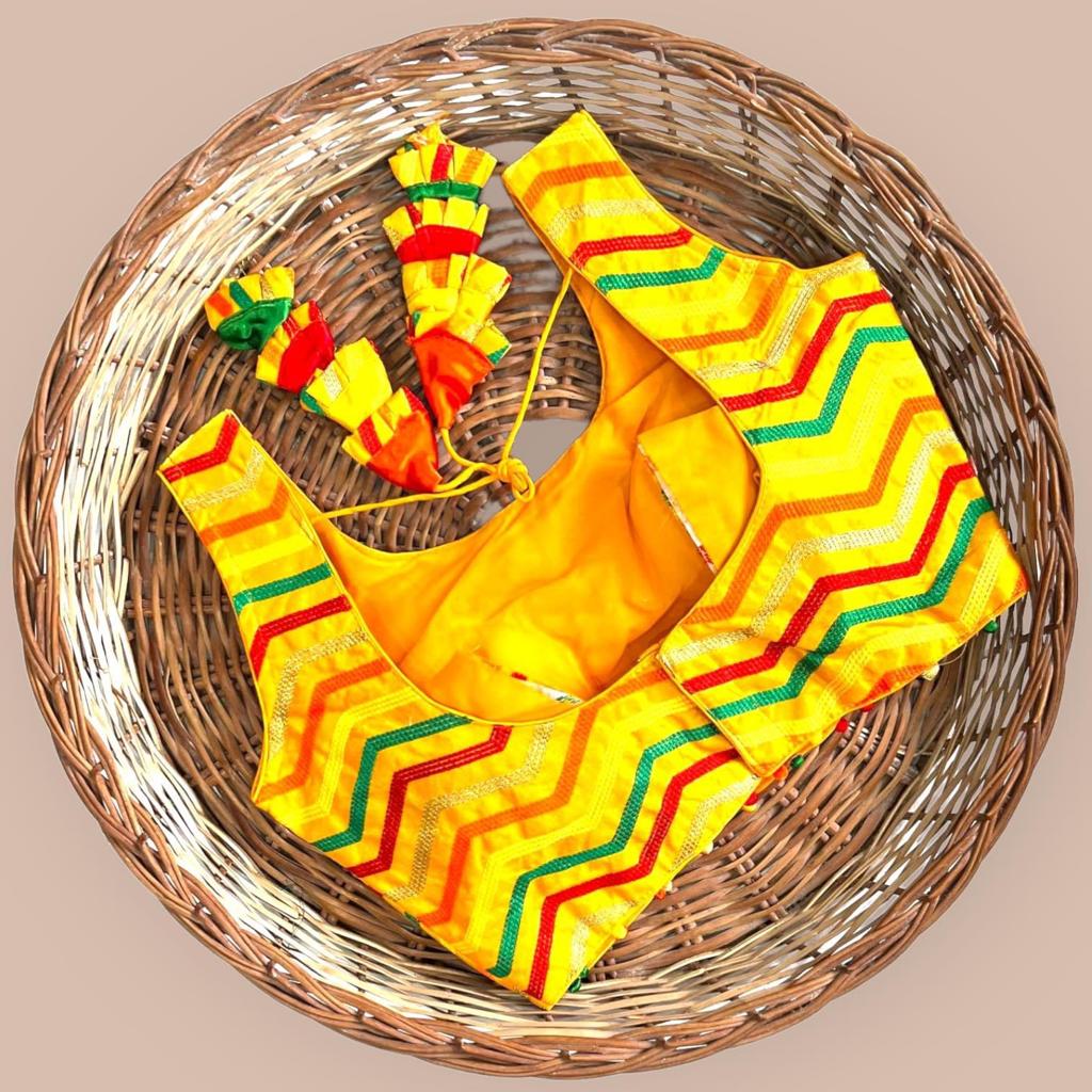 Multicolor Thread Work Blouse image 1