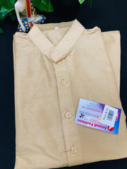 Men Kurta Pajama -Light Yellow Kurta with Matching Pajama