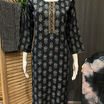 Cotton daily wear kurti sets