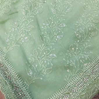 Cocktail Party Wear Sarees- shimmery Chiffon sarees