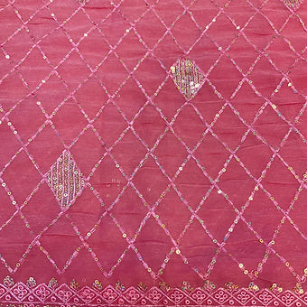 Pastel Colors-Cocktail Party Wear Sarees- shimmery Chiffon sarees