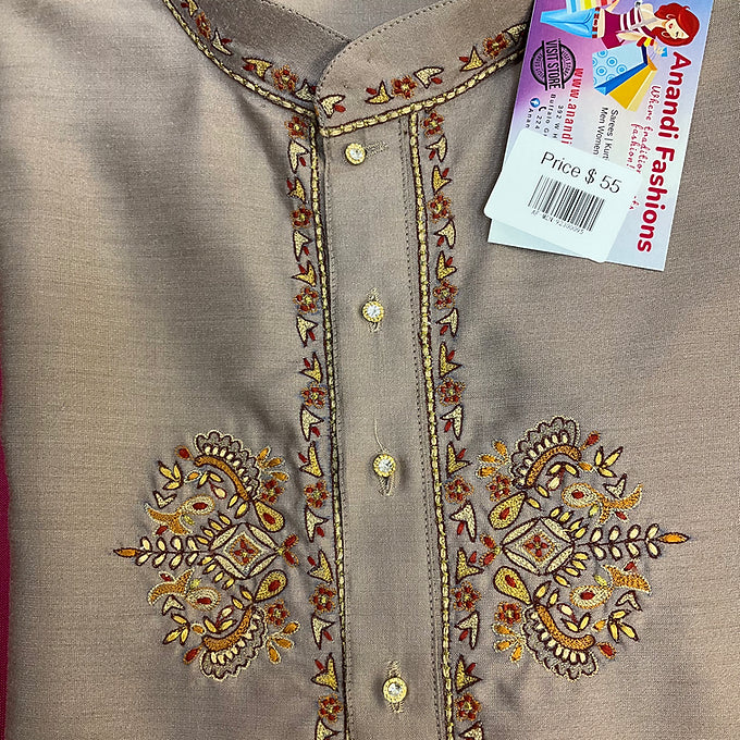 Men’s Embroidered kurta set fits size 42
