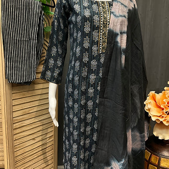 Cotton daily wear kurti sets