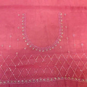 Pastel Colors Cocktail Party Wear Shimmery Chiffon Saree - Soft & Elegant