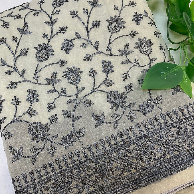 Party wear sarees in pastel colors