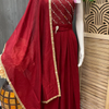 Long Party Wear Dress - Elegant Ethnic Gown for Special Occasions